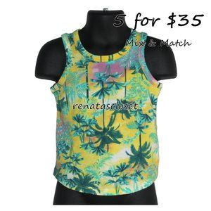 Old Navy Baby's Allover Tropical Printed Tank Top NWT